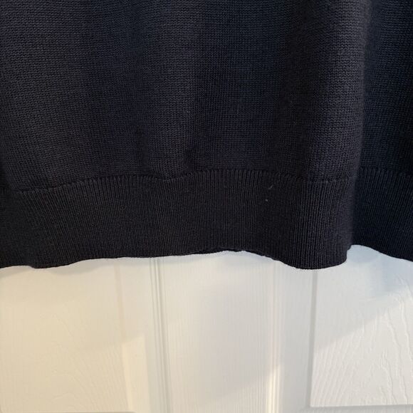 Duluth Trading Wool Torpedoman’s Sweater Mens LG Blue Shawl Collar 2-Button EUC - Picture 6 of 14